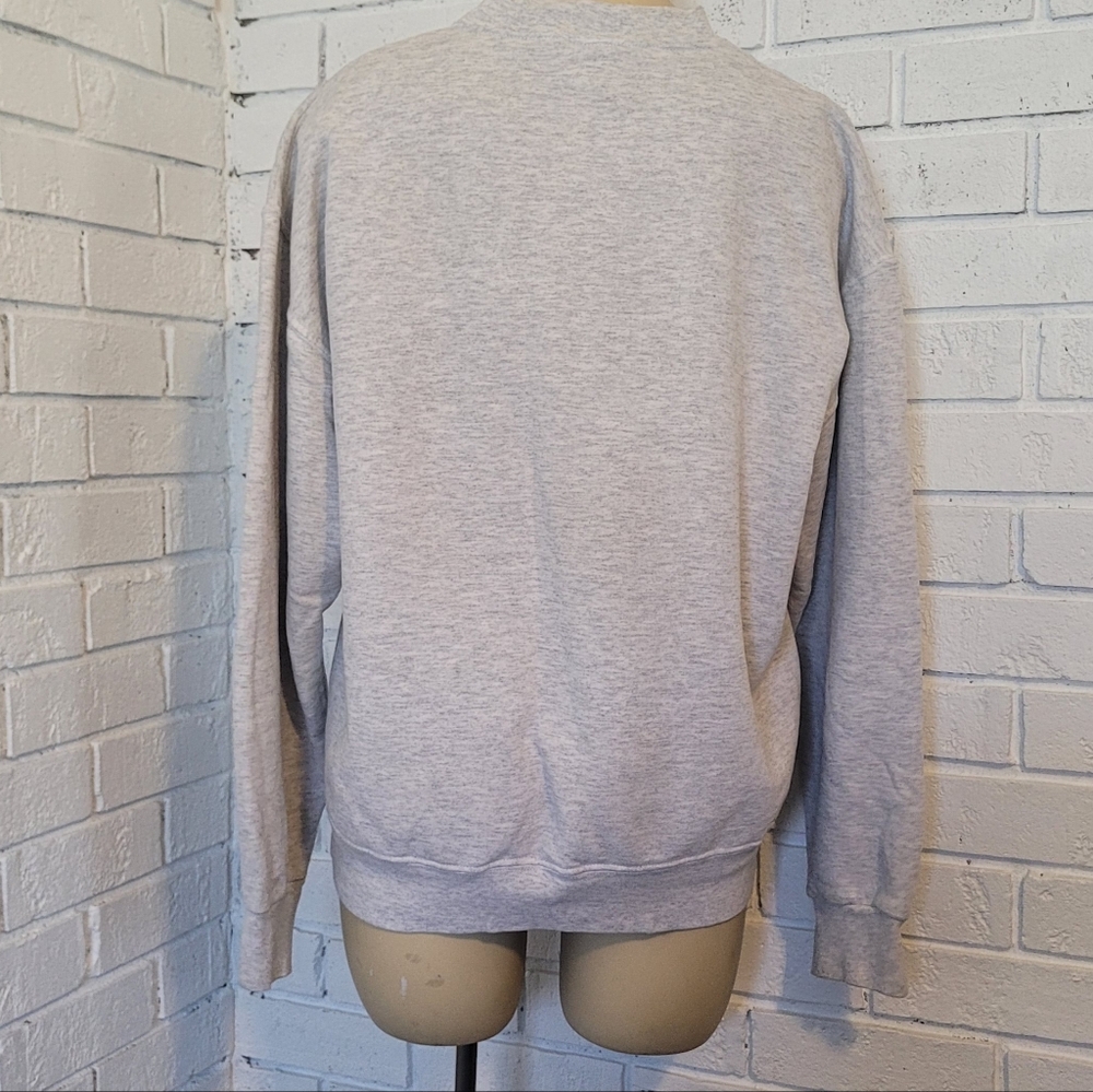 Vintage 1996 Looney Tunes Taz "Slobble" Sweatshirt - Large Grey Heather - Picture 2 of 7